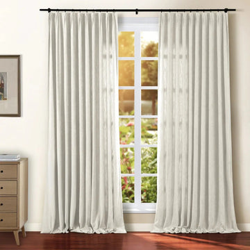 Tino Heavyweight Chenille Drapery Pleated -TWOPAGES