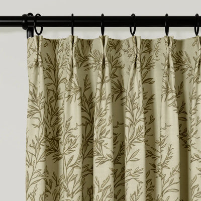 Sara Le Print Linen Drapery Pleated TWOPAGES