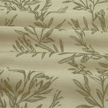 Sara Le Print Linen Pleated Cafe Curtains -TWOPAGES