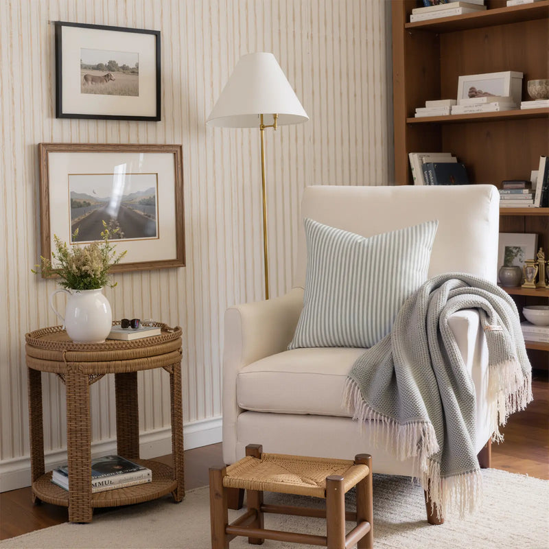 Britt Bengoechea Print Linen Cotton Pillow Cover