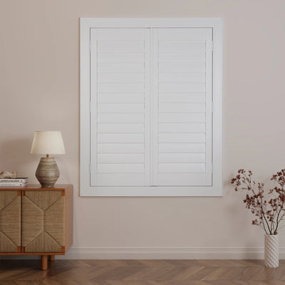 Veritas Hardwood Plantation Shutter Ready Made Window Coverings – Double Panel