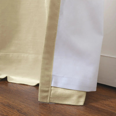Veda Luster Cotton Velour Drapery Pleated -TWOPAGES