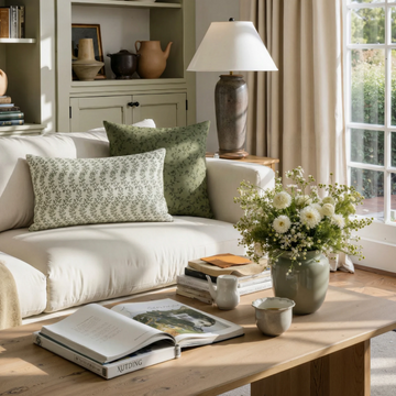 Britt Bengoechea Print Linen Cotton Pillow Cover