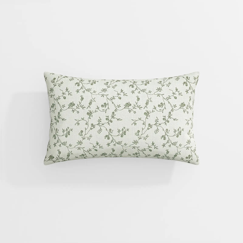 Britt Bengoechea Print Linen Cotton Pillow Cover