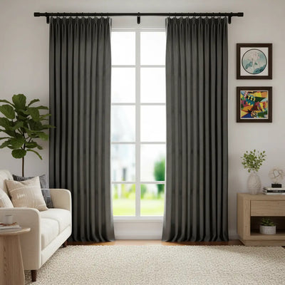 Vinny Twill Drapery Pleated- -TWOPAGES