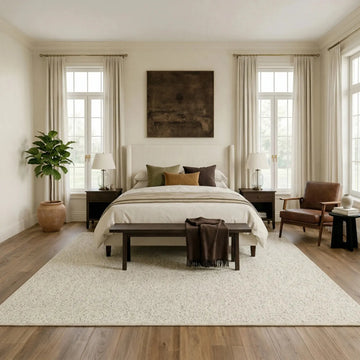 Elvis Popcorn-Textured Wool Rug- -TWOPAGES