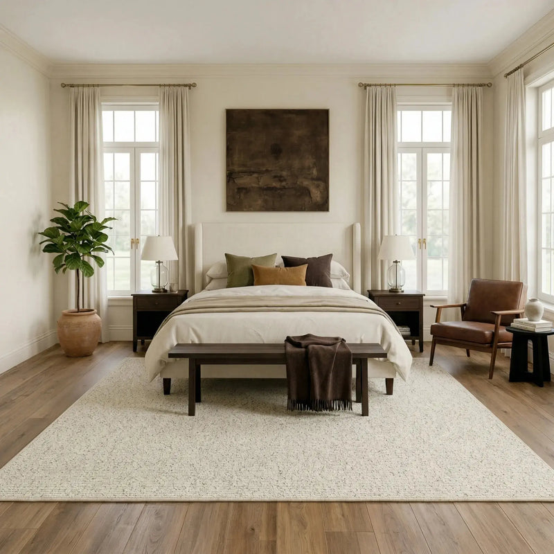 Elvis Popcorn-Textured Wool Rug- -TWOPAGES