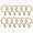 Jaylon Quiet-Glide Curtain Clip Rings (Pack of 12) -TWOPAGES