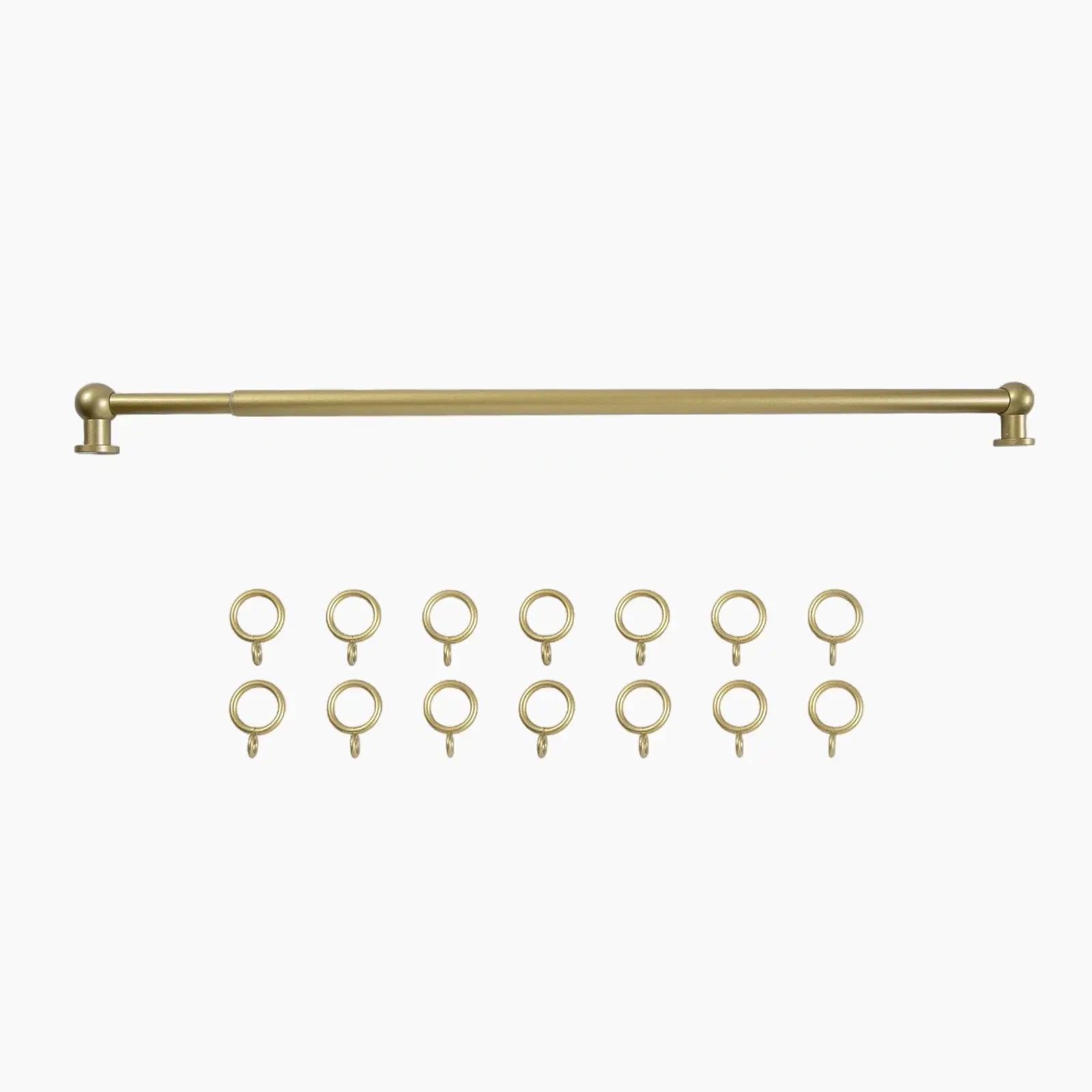 Milo Cafe Curtain Rods with Rings
