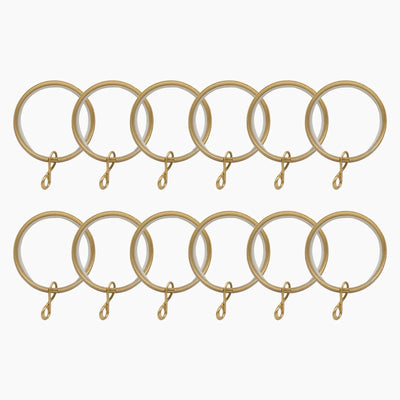 Jaylon Quiet-Glide Curtain Rings Eyelet (Pack of 12) -TWOPAGES