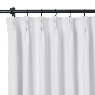 Broad 100% Cotton Plain Weave Curtain Pleated -TWOPAGES