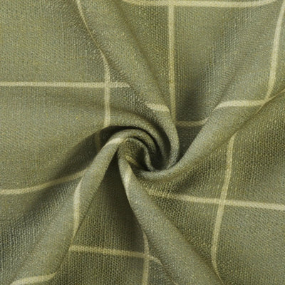 Stefana Silber Print Linen Blend Curtain Drapery Pleated -TWOPAGES