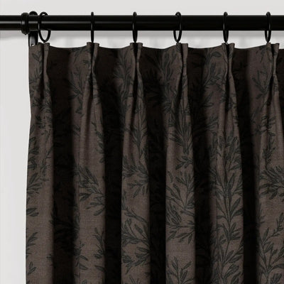 Sara Le Print Linen Cafe Curtains Pleated -TWOPAGES