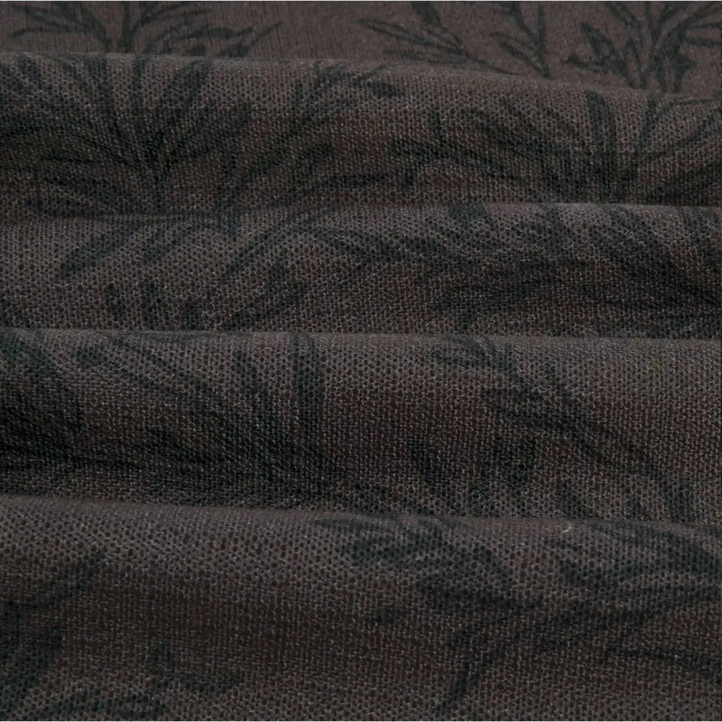 Sara Le Print Linen Pleated Cafe Curtains -TWOPAGES