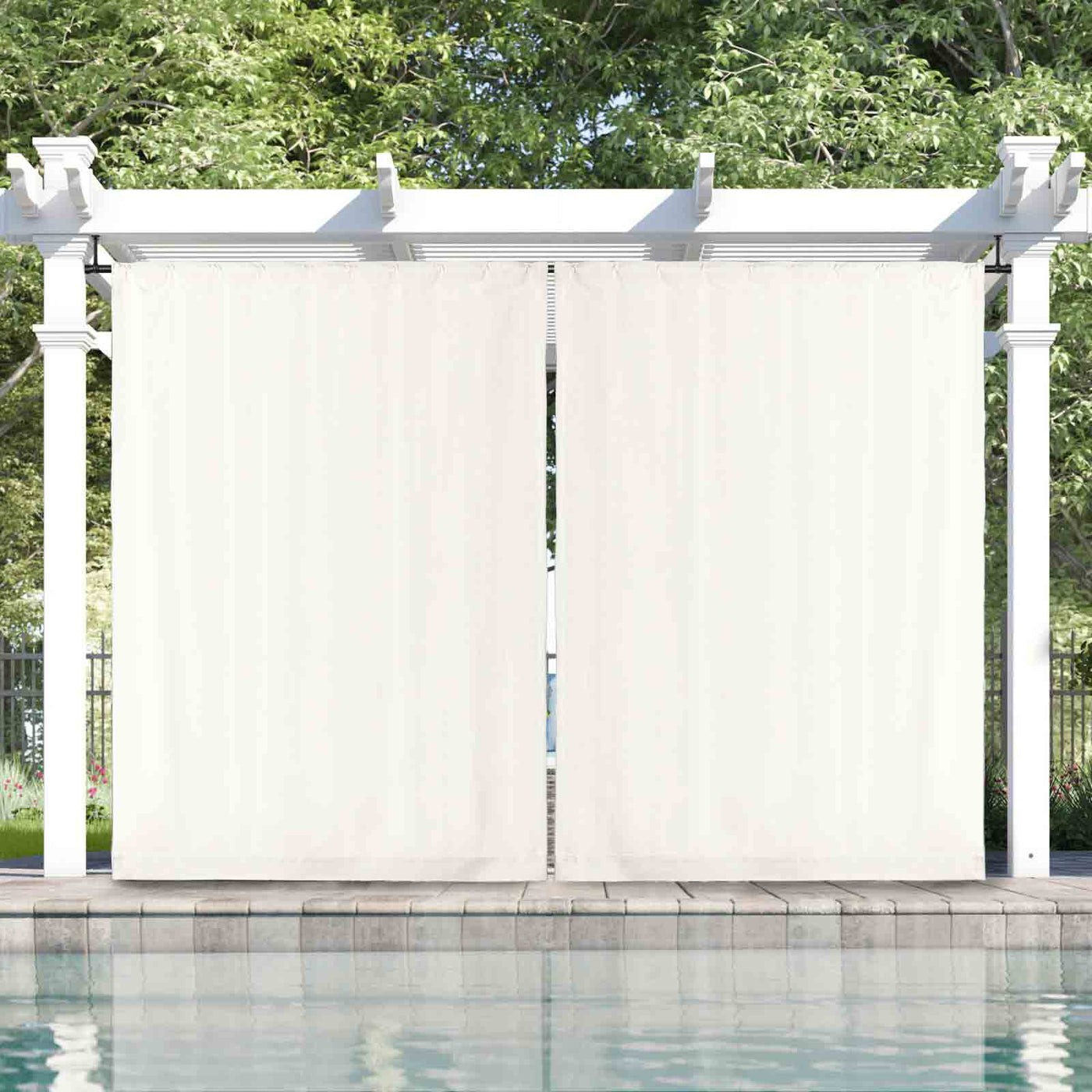 Heck Solid Acrylic Outdoor Curtain