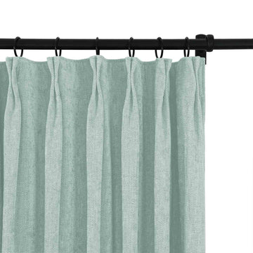 Tino Heavyweight Chenille Drapery Pleated TWOPAGES