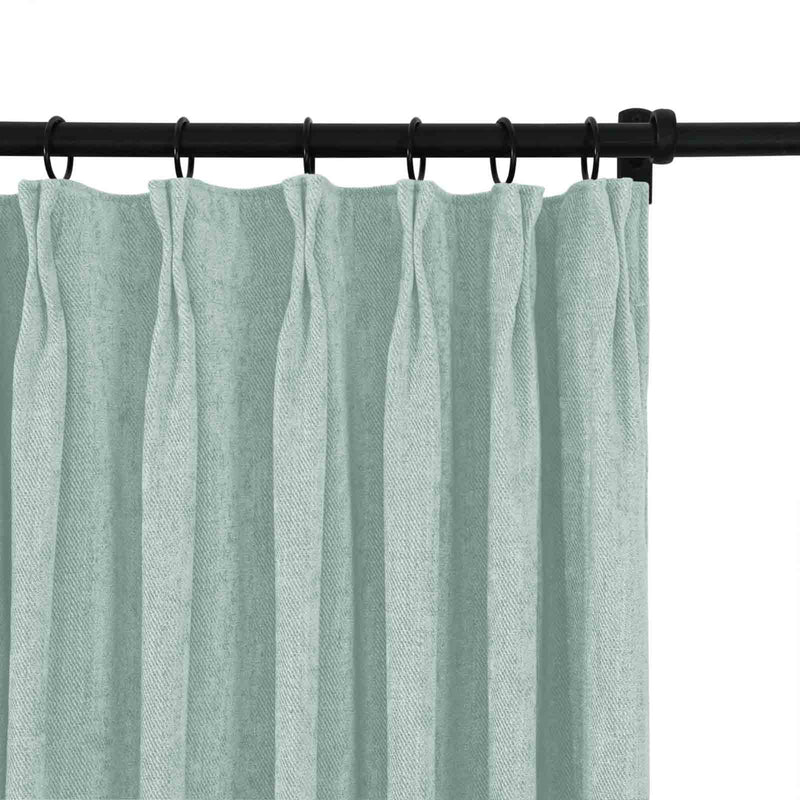 Tino Heavyweight Chenille Drapery Pleated TWOPAGES