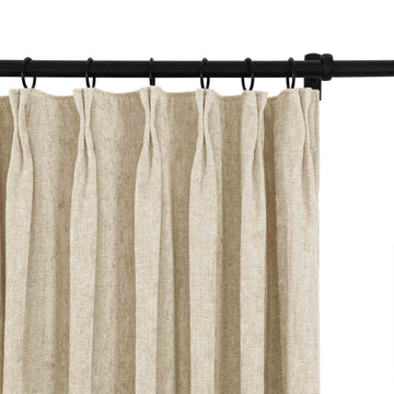 Tino Heavyweight Chenille Drapery Pleated TWOPAGES