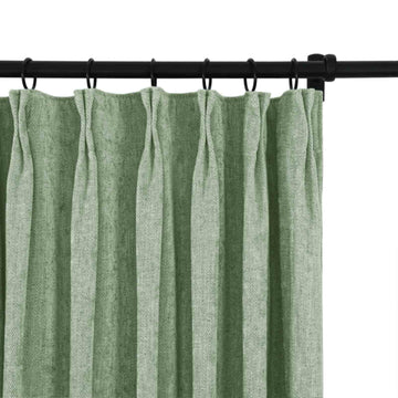 Tino Heavyweight Chenille Drapery Pleated TWOPAGES