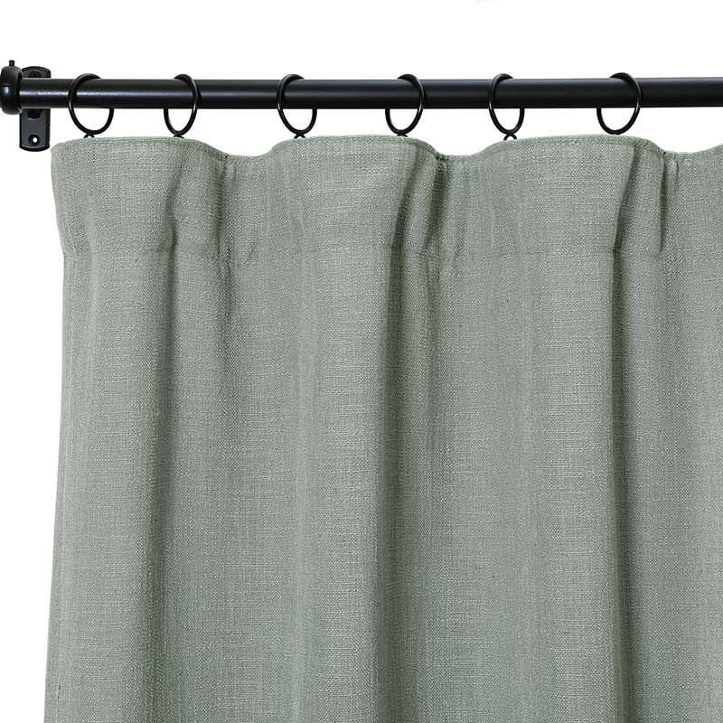Tia Linen Curtain Drapery Soft Top