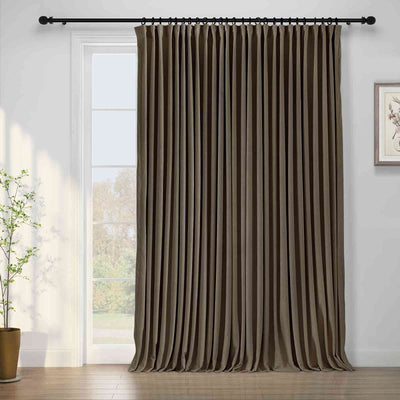 Birkin Velvet Curtain Pleated