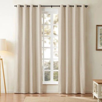 Jawara Luxury Linen Cotton Curtain Grommet TWOPAGES