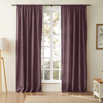 Jawara Luxury Linen Cotton Curtain Soft Top TWOPAGES