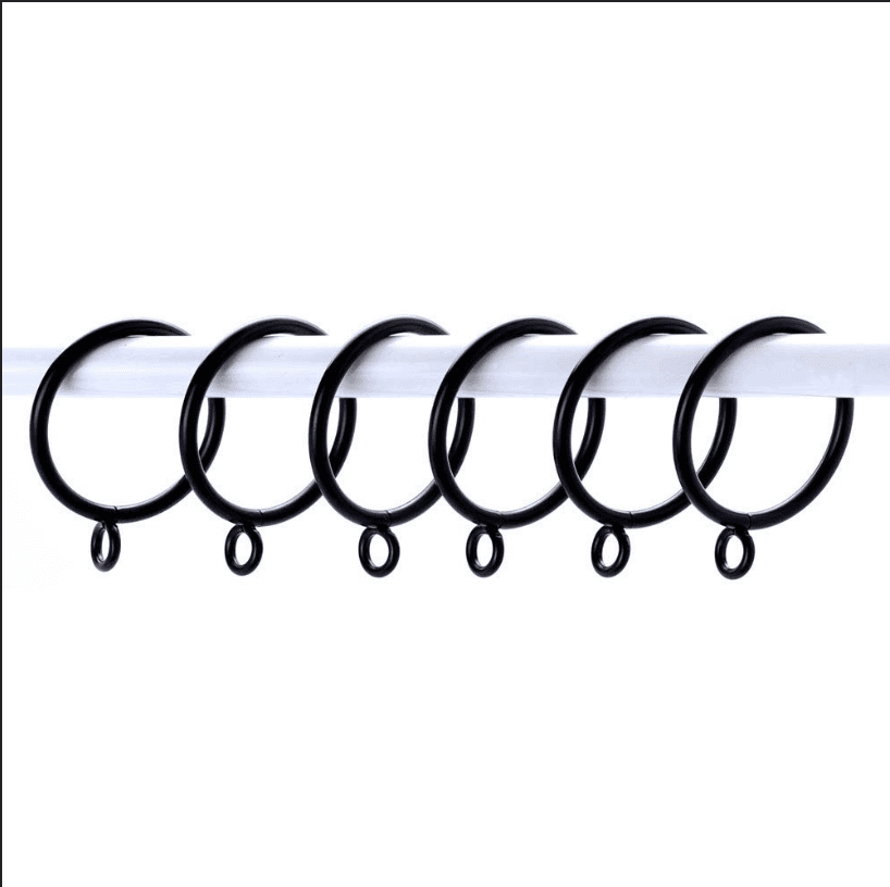 Curtain Rod Rings with Eyelets (Pack of 32)