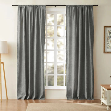 Jawara Luxury Linen Cotton Curtain Soft Top TWOPAGES
