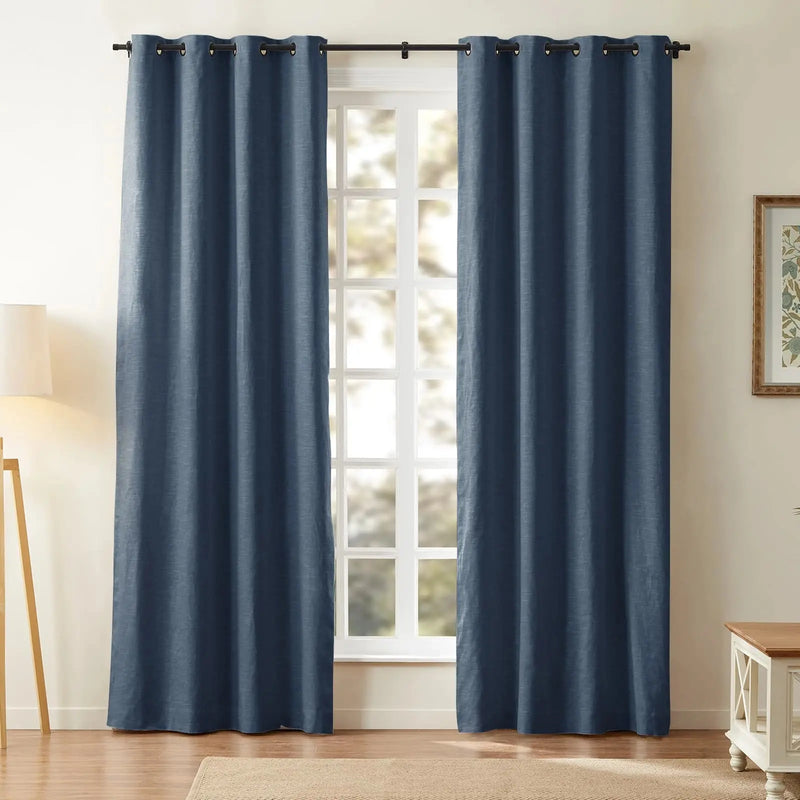Jawara Luxury Linen Cotton Curtain Grommet TWOPAGES