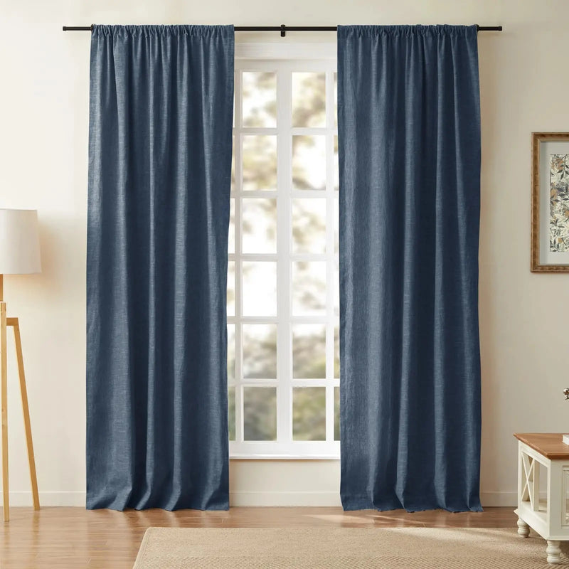 Jawara Luxury Linen Cotton Curtain Soft Top TWOPAGES