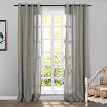 Jawara Luxury Linen Cotton Curtain Grommet TWOPAGES