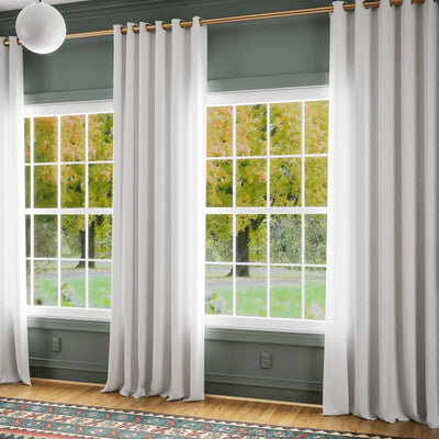 Premium Belgian Linen Flax Curtain Grommet Patti