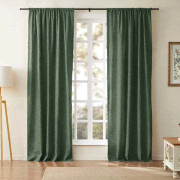 Jawara Luxury Linen Cotton Curtain Soft Top TWOPAGES