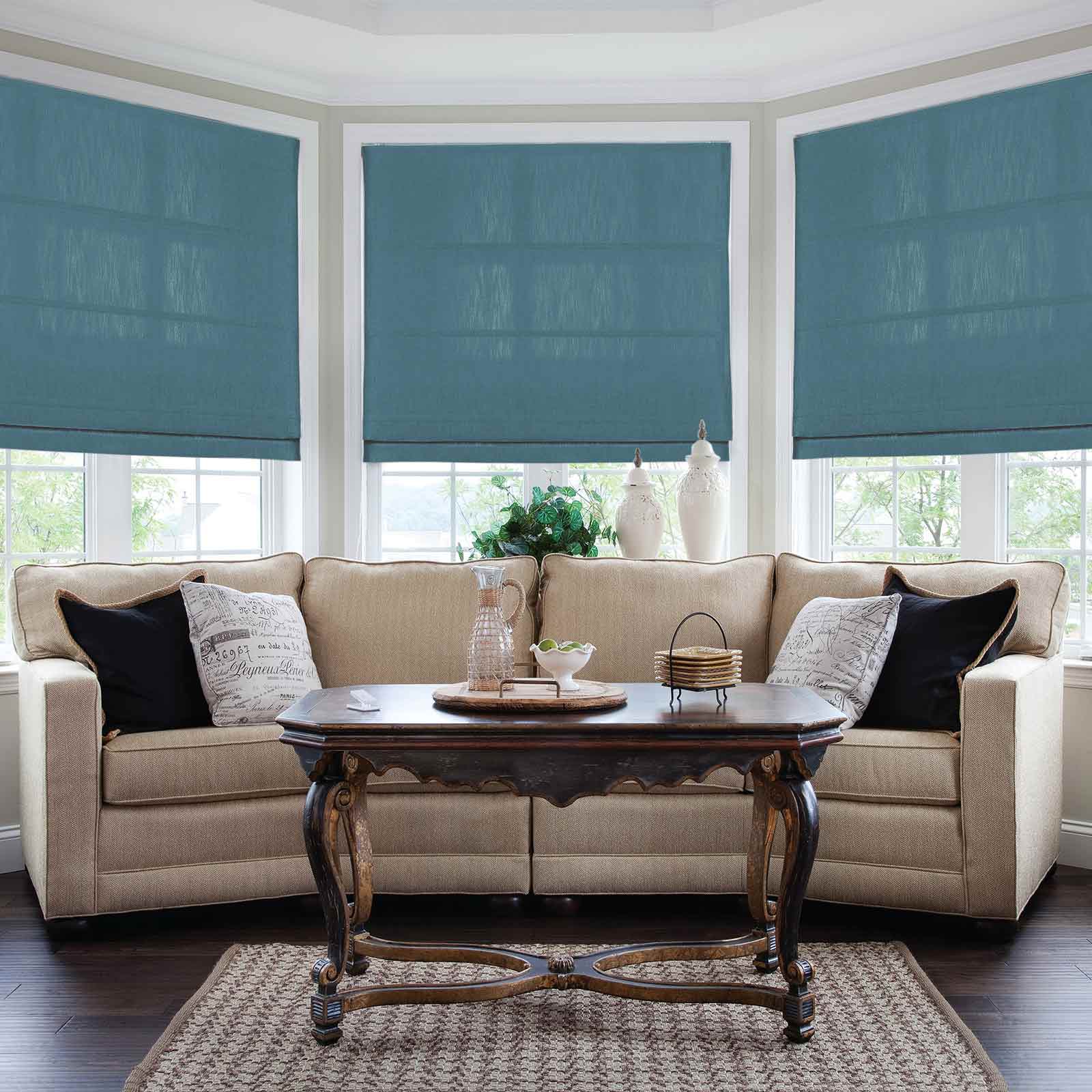 Isabella Cotton Roman Shade Cord Lift