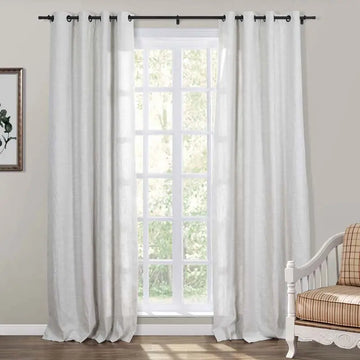 Jawara Luxury Linen Cotton Curtain Grommet TWOPAGES