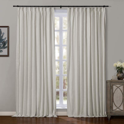 Jawara Luxury Linen Cotton Curtain Pleated