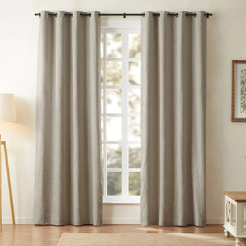 Jawara Luxury Linen Cotton Curtain Grommet TWOPAGES