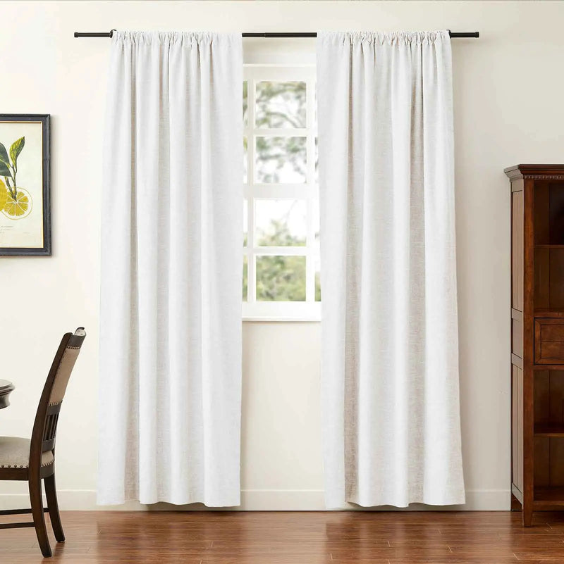 Jawara Luxury Linen Cotton Curtain Soft Top TWOPAGES