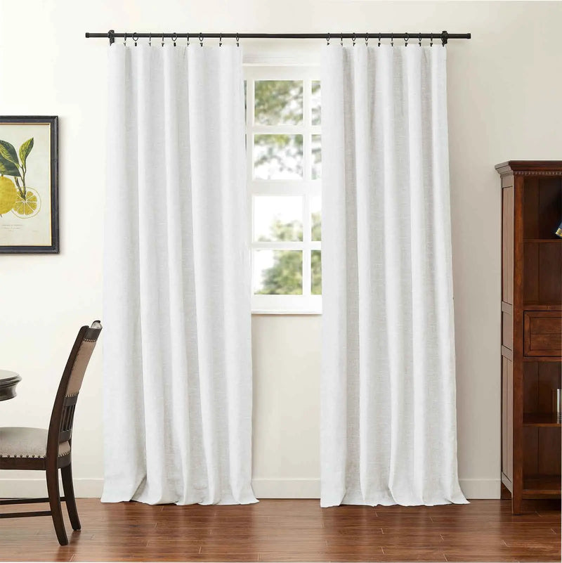 Jawara Luxury Linen Cotton Curtain Soft Top TWOPAGES