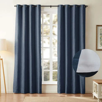 Jawara Luxury Linen Cotton Curtain Grommet TWOPAGES