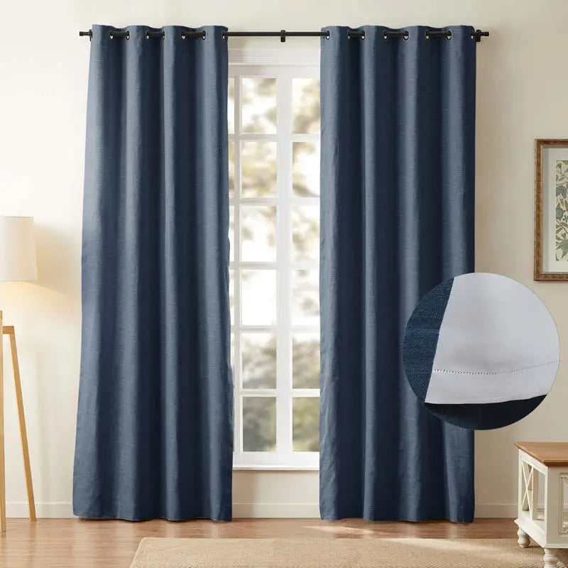 Jawara Luxury Linen Cotton Curtain Grommet TWOPAGES