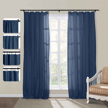 Jawara Luxury Linen Cotton Curtain Soft Top TWOPAGES