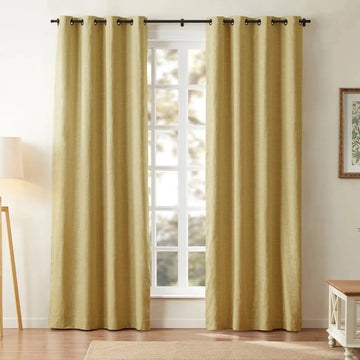 Jawara Luxury Linen Cotton Curtain Grommet TWOPAGES