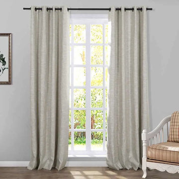 Jawara Luxury Linen Cotton Curtain Grommet TWOPAGES