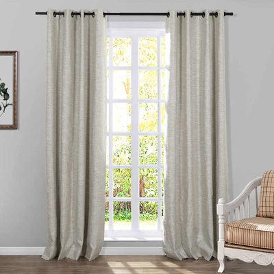 Jawara Luxury Linen Cotton Curtain Grommet