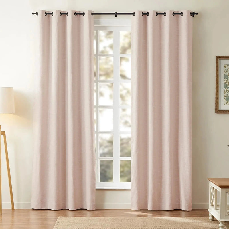 Jawara Luxury Linen Cotton Curtain Grommet TWOPAGES