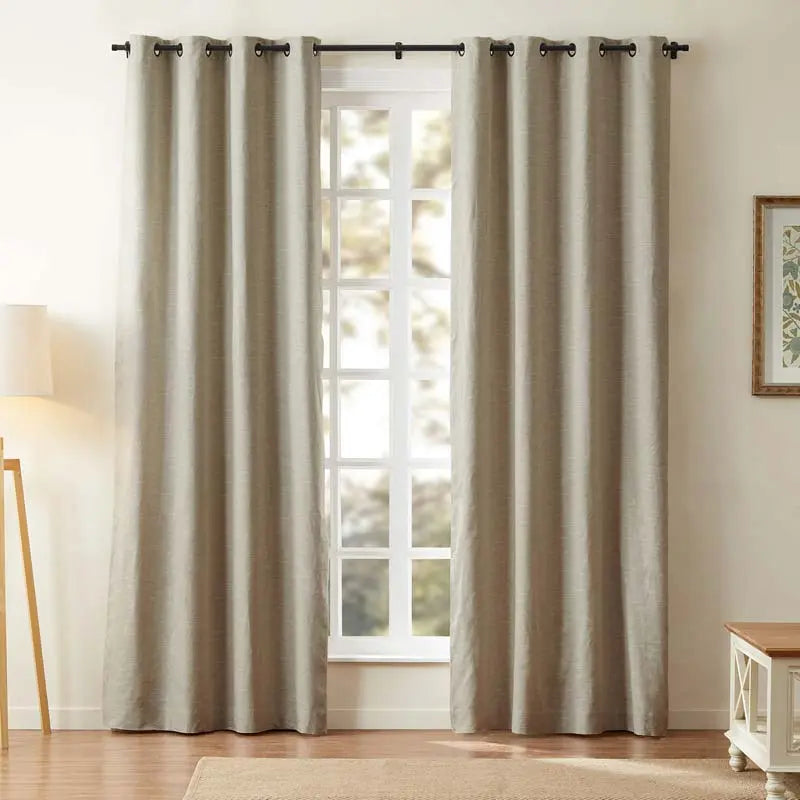 Jawara Luxury Linen Cotton Curtain Grommet TWOPAGES