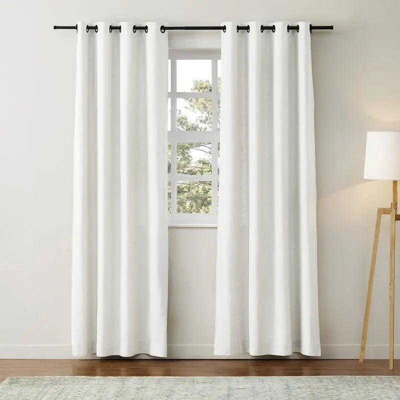 Jawara Luxury Linen Cotton Curtain Grommet TWOPAGES