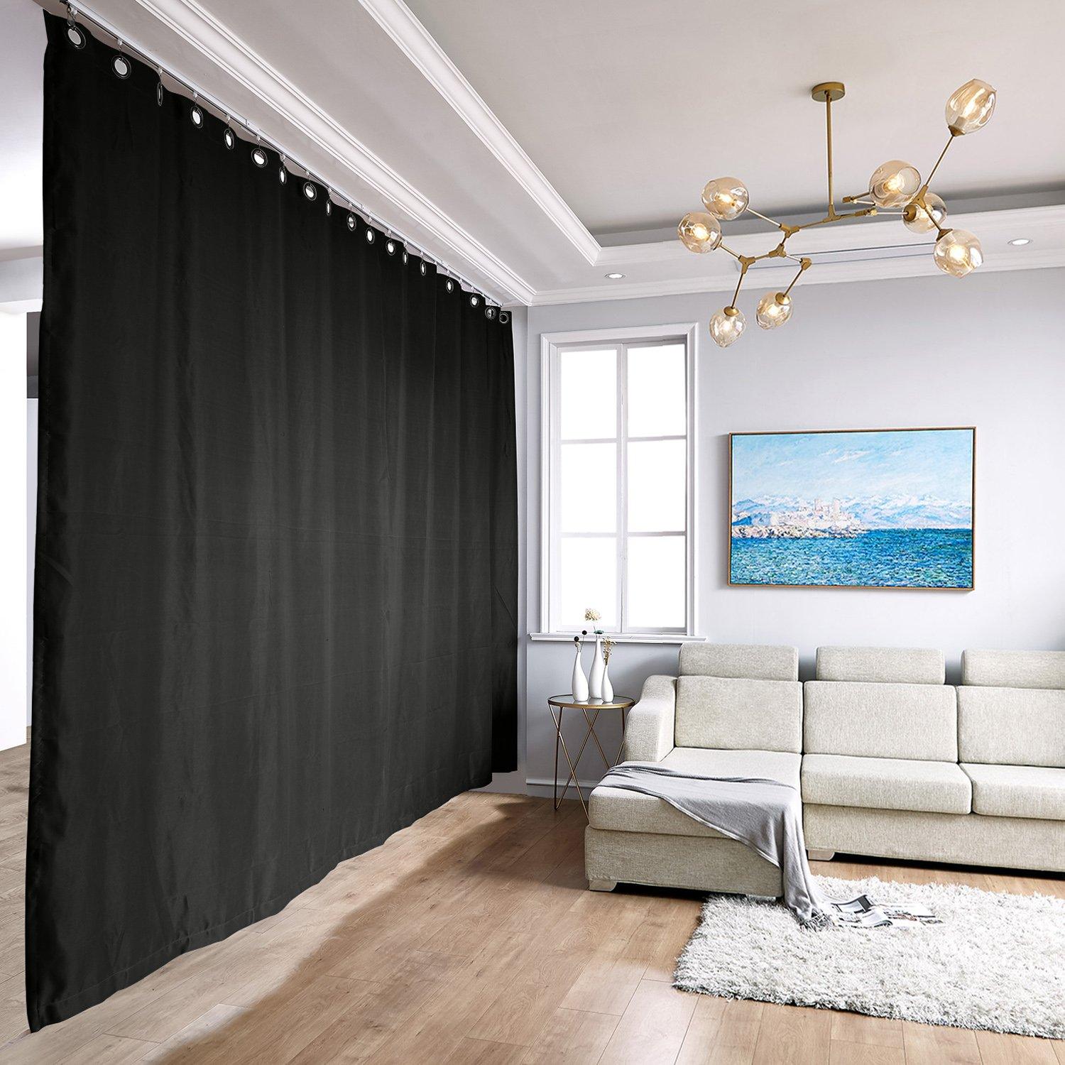 Room Divider Blackout Curtain Ceiling Track Kit Tages Curtains